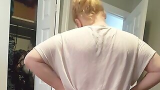 Told To Pull Her Pants & Panties Down