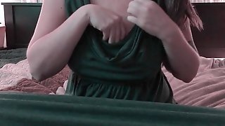 Christine - Playing With Milk Boobs