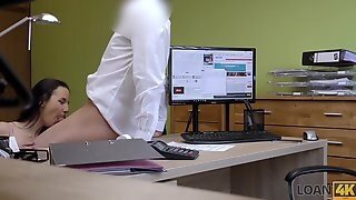Loan4k. Butt Fuck Helps Smart Slut Get Credit For Her New Business
