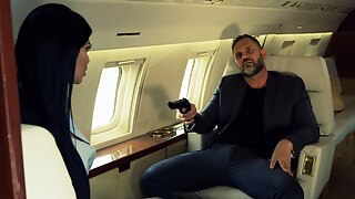 Hungry Gangster Hotly Fucks Jasmine Jae In The Plane