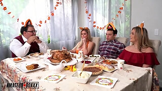 A Cuckold Family Thanksgiving Day