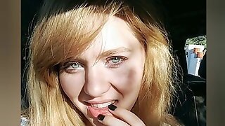 19yo Busty Blonde Huge Tongue