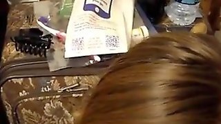 Cute Nerd Gets Cum All Over Her Glasses