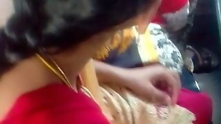 Tamil Young Married Deep Cleavage