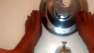 Diane In Tub Playing