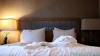 Teen Kimber Lee Catches Peeping Tom Through Hotel Window!