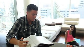 Teenage Stepsister Hardfucked After Yoga