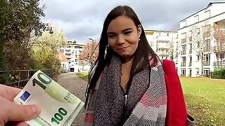 German Scout - Big Knockers 18-year-old Sofie Talk To Make Love On Street - Amateurs