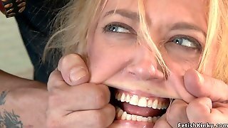 Nasty Babes Butt Sex Copulated In Bondage