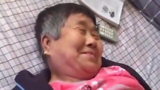 Playing With Asian Granny Tits