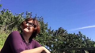 Obese Man Daddy X Greedy Girlfriend Bitch - Public Oral