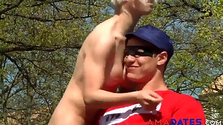 Fully Nude Lapdance In Front Of A Crowd - Outdoor