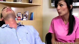Femdom Jewels Jade Jerking Cock