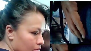 Rica Metida De Dedos Entre Sus Nalgotas Culote Bus Mom 5
