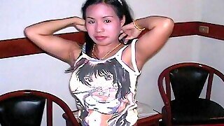 Big-boobed Thai Sucks Ample Foreigner Knob