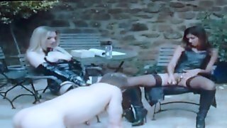 These Mistresses Playing With A Stooge
