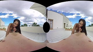 Summer Outdoor Pov Vr Hardcore With Ebony Noemilk - Big Black Ass
