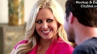 Cock Starved Milf Blonde Cougar Julia Ann Hardcore Busty Milf - Fake Tits