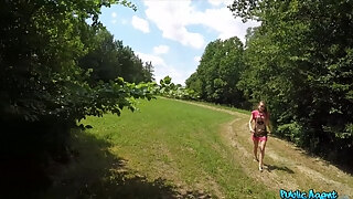 Sporty Student Nailed In Field 1 - Public Agent