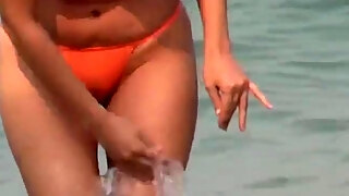 Milf Exhibitionist Beach Day - Big Naturals In Voyeur Fetish