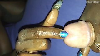 Ebony Long Nail Insertion