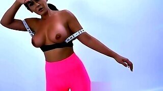 Yoga Mom Jumps Rope Tits Bounce Ass Shakes