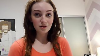 Big-eyed Amateur Harlot Sucks A Long Swarthy Prick