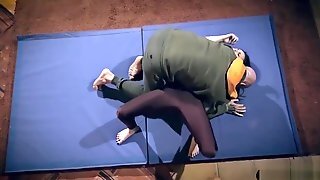 Teen Warrior Beat And Anal Fucked By Her Perv Trainer