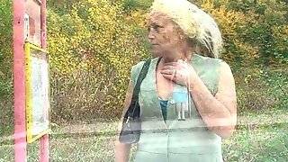 Old Bitch Is Picked Up And Fucked
