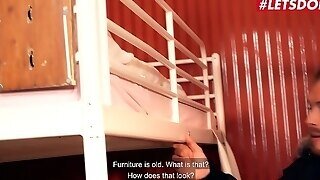 Letsdoeit - Hostel Babe Silvia Dellai Fucks Stranger For A Good Review