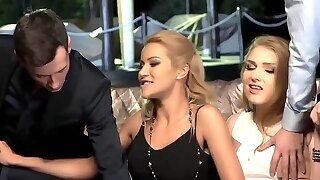 Hot Blondes Went Out For A Double Date With Guys Who Just Wanted To Fuck Them