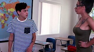 Milf - Naughty Man Gets Punished By Super Hot Milf Teacher