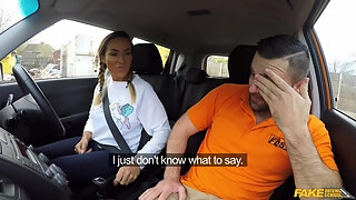 A Driving Instructor Has Casual Sex With A Super-busted Lady