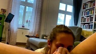 Romantic Strapon Intercourse - Mature Butt Licking And Huge Money Shot