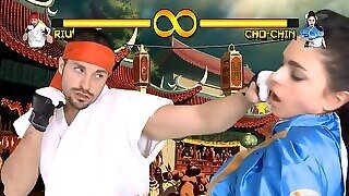 Hump And Brutality In This Hard-core Parody Of Street Fighter
