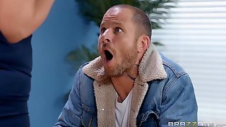Stern Teacher With Big Natural Tits Fucks A Guy In Detention