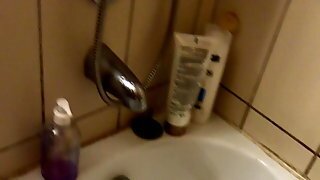 Wife In Bathroom With Cum