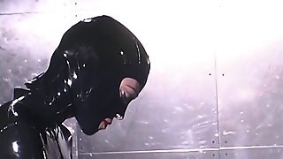 Lesbians Bitches Using Bondage In Metal Room