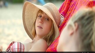Mackenzie Davis, Megan Park & Zoe Kazan Nude & Bikini Video