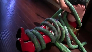 Wonder Woman Vs Alien Tentacles Monster - Anastasia Pierce