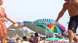 Topless Beach, Desi Hide Cam Bath