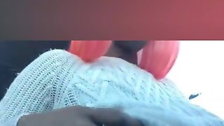 Black MILF Flashing In Public On Scope