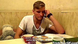 Dude Calls His Russian Gf Over To Share Her With His Best Friend