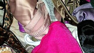 All Of My Satin Panties And Thong Collection