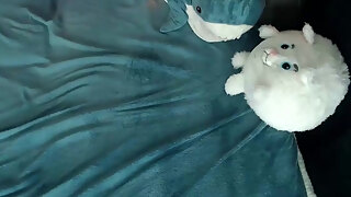 Blonde In Glasses Teases Cunt Until Orgasm