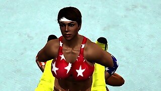 Nicole Vs Kofi Kingston Clip