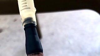 Homemade Clit Pump & Pussy Cum