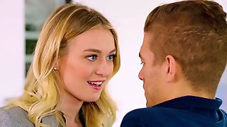 Young Blonde Student Vixen Improves Her Grades Via Fucking
