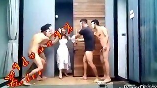 Young Thai Swingers Happy Gangbang