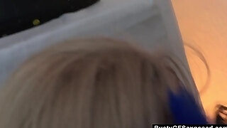 Busty Amy Anderssen Gets Warm Cream In Her Mouth - Amy Anderssen